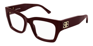 Balenciaga BB0325O women Red Squared Eyeglasses