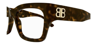 Balenciaga BB0325O women Havana Squared Eyeglasses