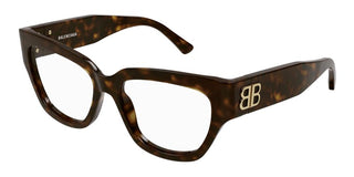 Balenciaga BB0326O women Havana Butterfly Eyeglasses