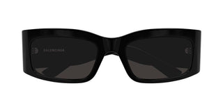 Balenciaga BB0328S unisex Black Rectangle Sunglasses