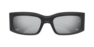 Balenciaga BB0328S unisex Black Rectangle Sunglasses