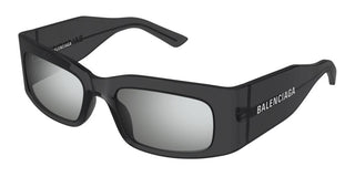 Balenciaga BB0328S unisex Black Rectangle Sunglasses