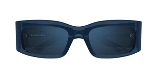 Balenciaga BB0328S unisex Blue Rectangle Sunglasses