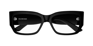 Balenciaga BB0332O men Black Rectangle Eyeglasses