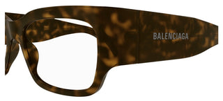 Balenciaga BB0332O men Havana Rectangle Eyeglasses