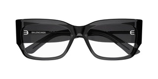 Balenciaga BB0332O men Grey Rectangle Eyeglasses