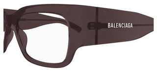 Balenciaga BB0332O men Violet Rectangle Eyeglasses