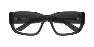 Balenciaga BB0334O men Grey Rectangle Eyeglasses