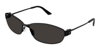 Balenciaga BB0336S unisex Black Oval Sunglasses