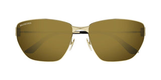 Balenciaga BB0337SK unisex Gold Rectangle Sunglasses