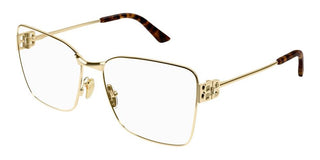 Balenciaga BB0339O women Gold Butterfly Eyeglasses