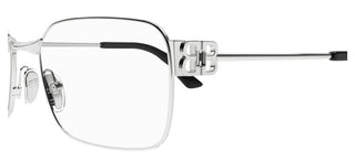 Balenciaga BB0340O women Silver Rectangle Eyeglasses