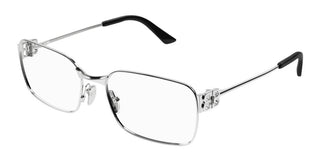 Balenciaga BB0340O women Silver Rectangle Eyeglasses