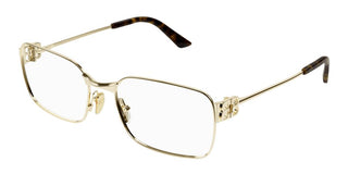 Balenciaga BB0340O women Gold Rectangle Eyeglasses