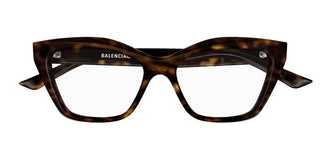 Balenciaga BB0342O women Havana Butterfly Eyeglasses