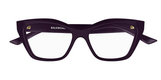 Balenciaga BB0342O women Violet Butterfly Eyeglasses