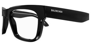 Balenciaga BB0343O unisex Black Squared Eyeglasses