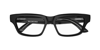 Balenciaga BB0344O unisex Black Rectangle Eyeglasses