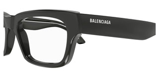 Balenciaga BB0344O unisex Grey Rectangle Eyeglasses