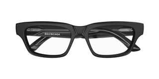 Balenciaga BB0344O unisex Grey Rectangle Eyeglasses