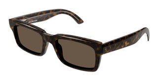 Balenciaga BB0345S men Havana Squared Sunglasses