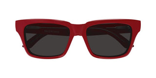 Balenciaga BB0346S unisex Red Squared Sunglasses