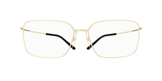 Balenciaga BB0351O unisex Gold Squared Eyeglasses