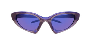 Balenciaga BB0352S unisex Violet Geometric Sunglasses