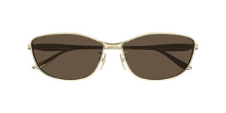 Balenciaga BB0357S unisex Brown Squared Sunglasses