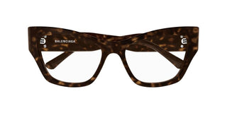 Balenciaga BB0362O women Havana Butterfly Eyeglasses