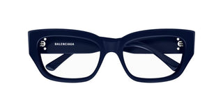 Balenciaga BB0363O women Blue Squared Eyeglasses