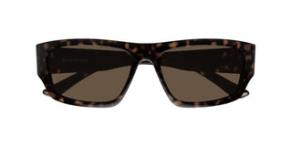 Balenciaga BB0366S men Havana Squared Sunglasses