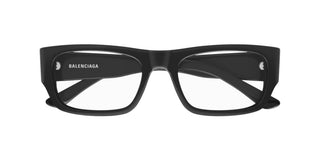 Balenciaga BB0370O men Black Squared Eyeglasses