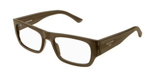 Balenciaga BB0370O men Brown Squared Eyeglasses