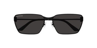 Balenciaga Bb0374s Unisex Black Squared Sunglasses