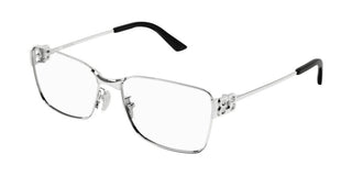 Balenciaga BB0375O unisex Silver Squared Eyeglasses