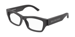 Balenciaga BB0377O men Grey Squared Eyeglasses