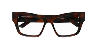 Balenciaga BB0378O women Havana Butterfly Eyeglasses