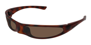 Balenciaga BB0383S unisex Havana Squared Sunglasses