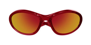 Balenciaga Bb0384s Unisex Red Cat Eye Sunglasses