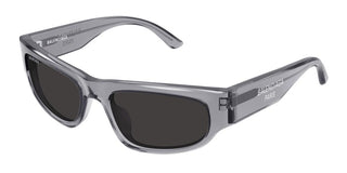 Balenciaga Bb0388s Unisex Grey Squared Sunglasses