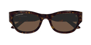 Balenciaga BB0389SK women Havana Squared Sunglasses