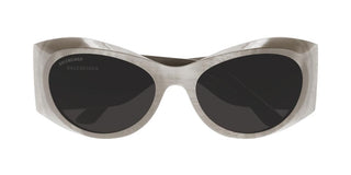 Balenciaga BB0394S women Grey Butterfly Sunglasses