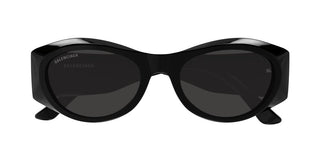 Balenciaga BB0396SK women Black Oval Sunglasses