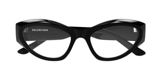 Balenciaga BB0400O women Black Cat Eye Eyeglasses