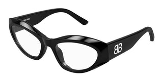 Balenciaga BB0400O women Black Cat Eye Eyeglasses