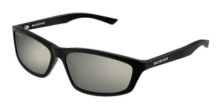 Balenciaga Bb0401s Unisex Black Squared Sunglasses