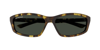 Balenciaga Bb0401s Unisex Havana Squared Sunglasses