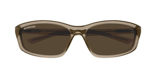 Balenciaga BB0401S unisex Brown Squared Sunglasses