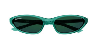 Balenciaga BB0402S women Green Squared Sunglasses